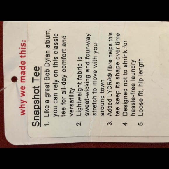 Brand new Lulu lemon snap shot tee - Picture 5 of 8